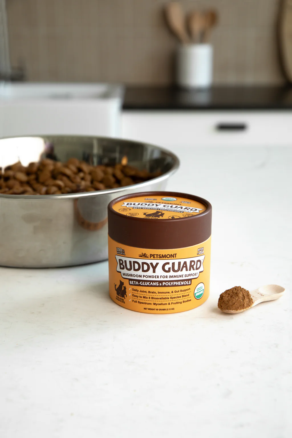 Buddy Guard mushroom powder product